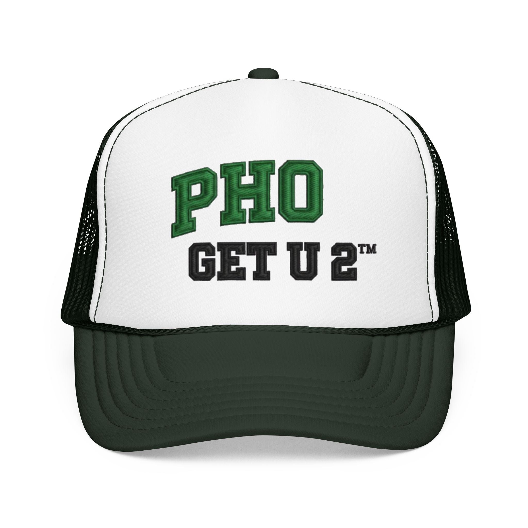 PHO GET U 2™ Trucker OTTO Hat – Funny Pho Pun Foam Snapback Cap