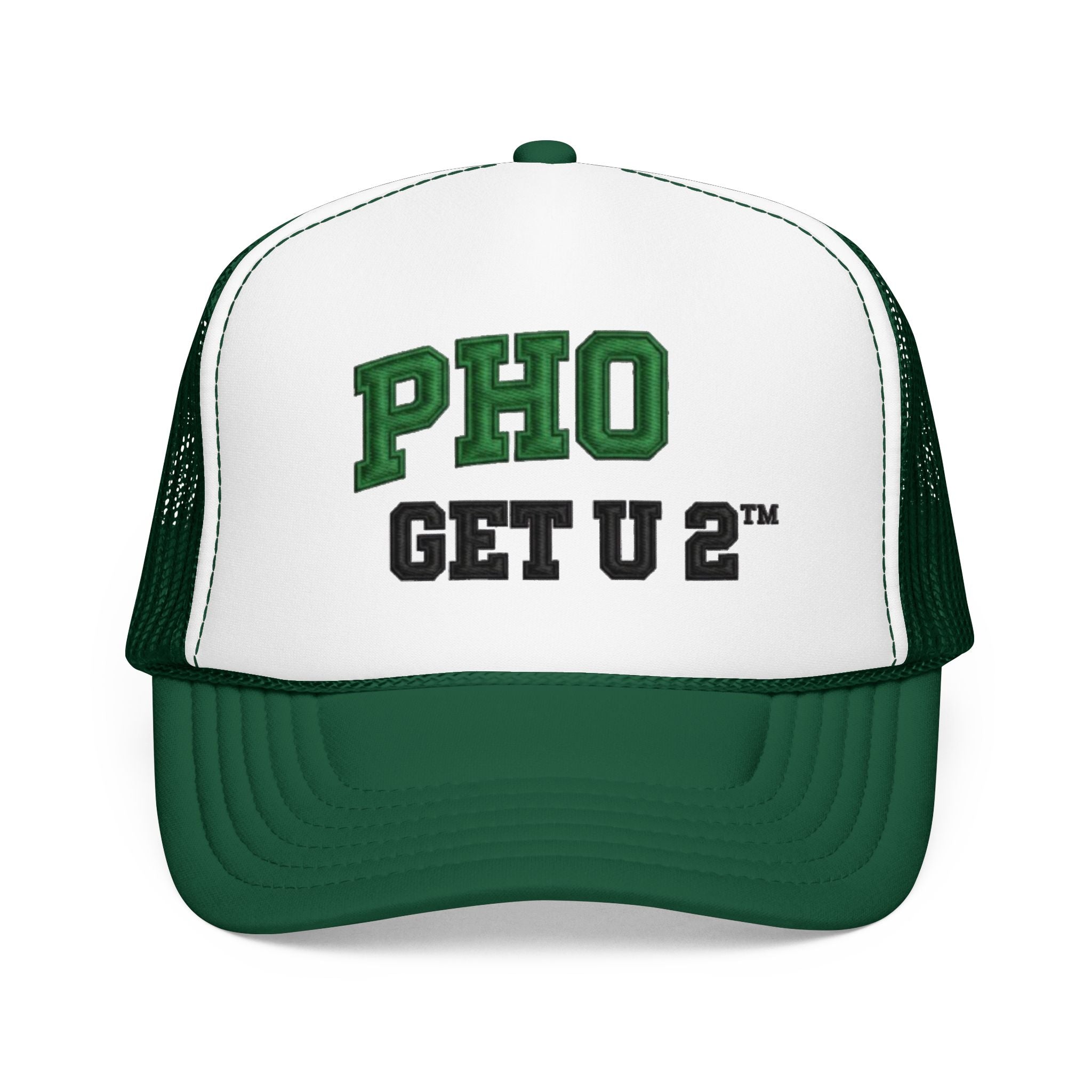 PHO GET U 2™ Trucker OTTO Hat – Funny Pho Pun Foam Snapback Cap