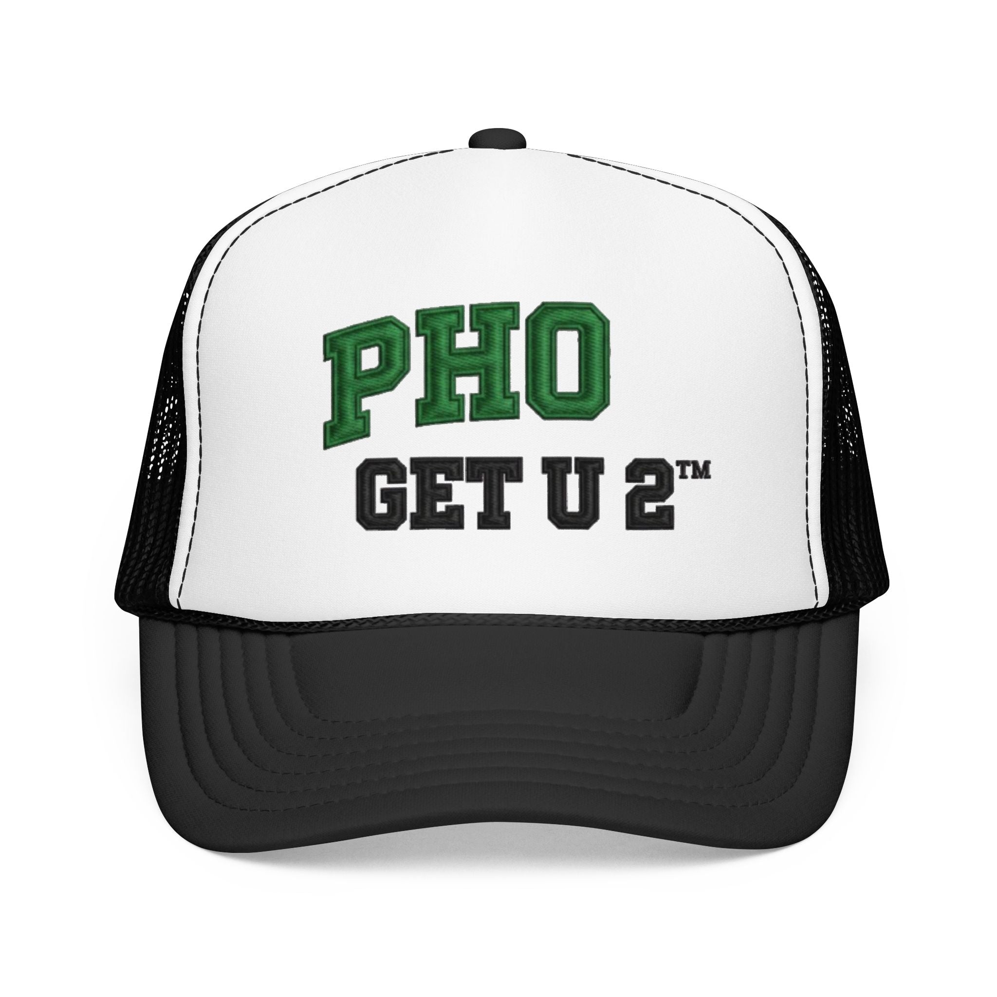 PHO GET U 2™ Trucker OTTO Hat – Funny Pho Pun Foam Snapback Cap