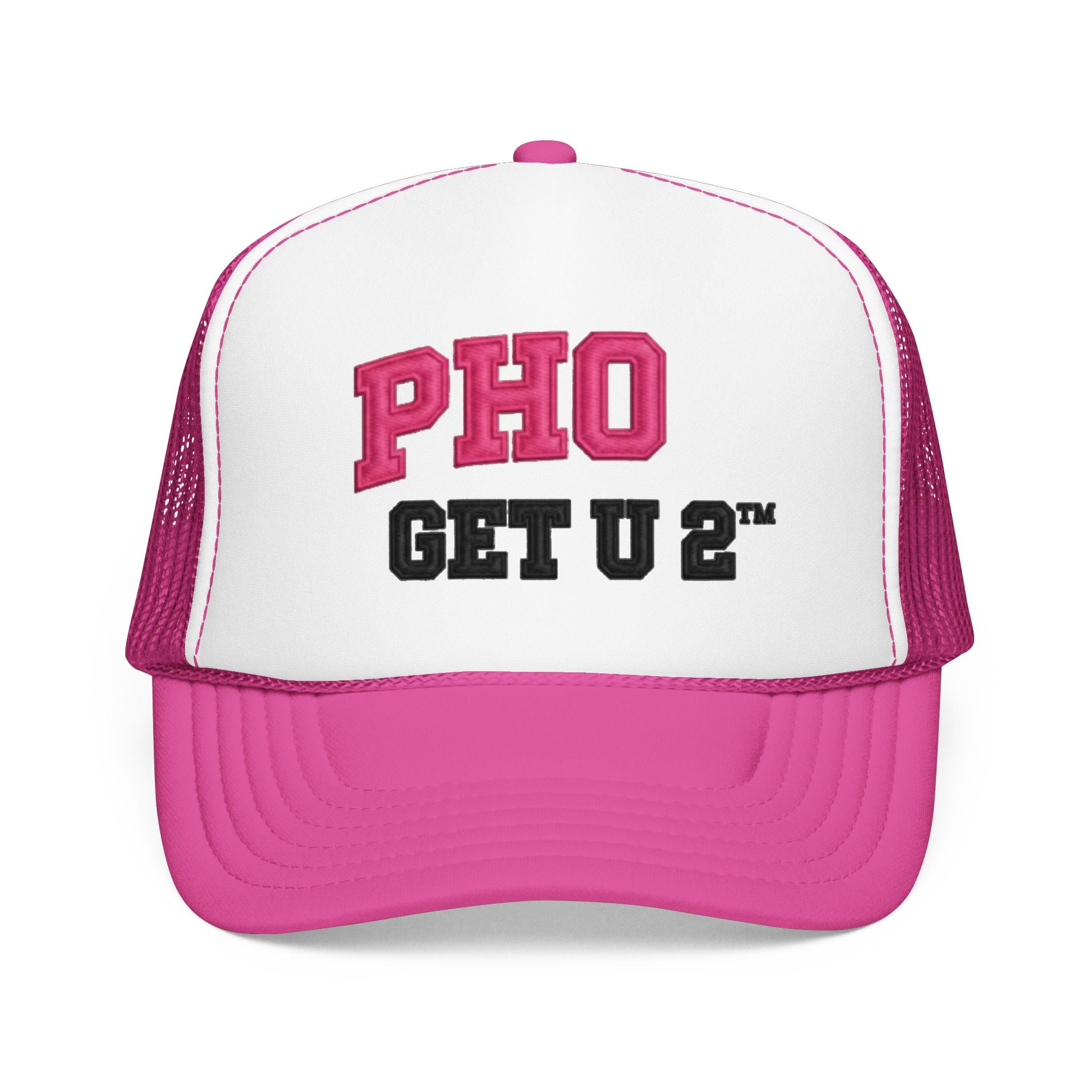 Women’s PHO GET U 2™ OTTO Trucker Mesh Hat Pho Pun Snapback Cap