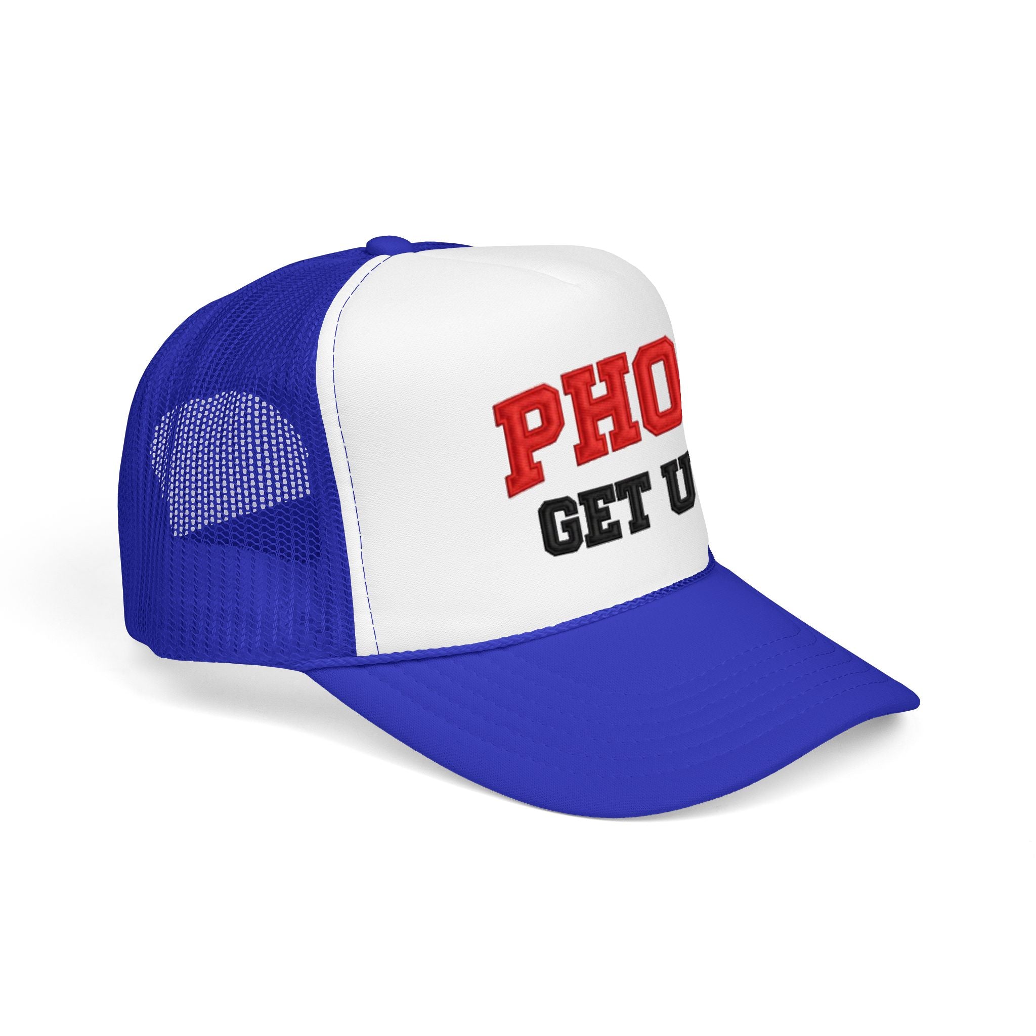 PHO GET U 2™ Trucker Hat – Funny Pho Pun Snapback Mesh Cap